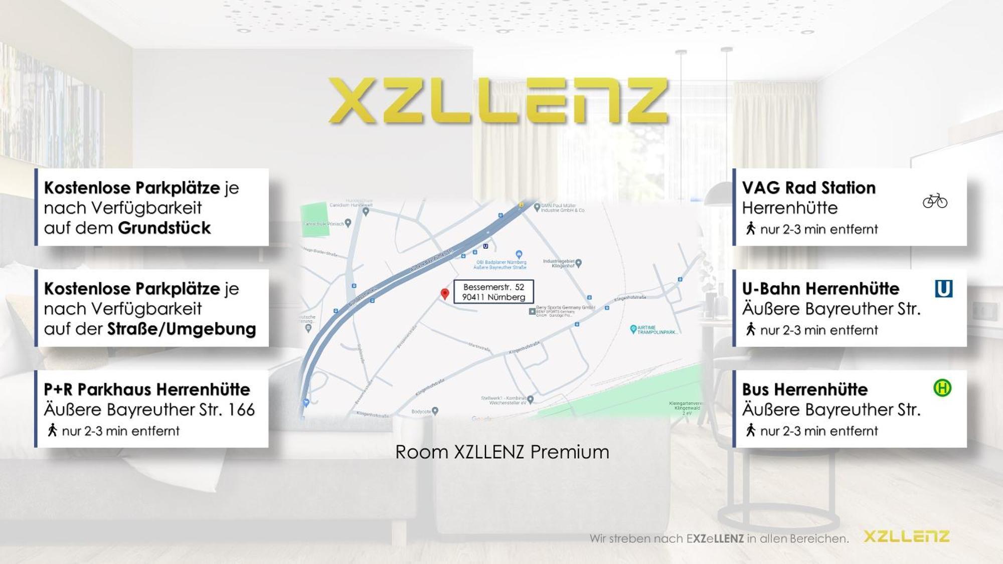 Xzllenz Traum Studio-Apartment, Frei-Parken, U-Bahn, Kueche Núremberg Exterior foto