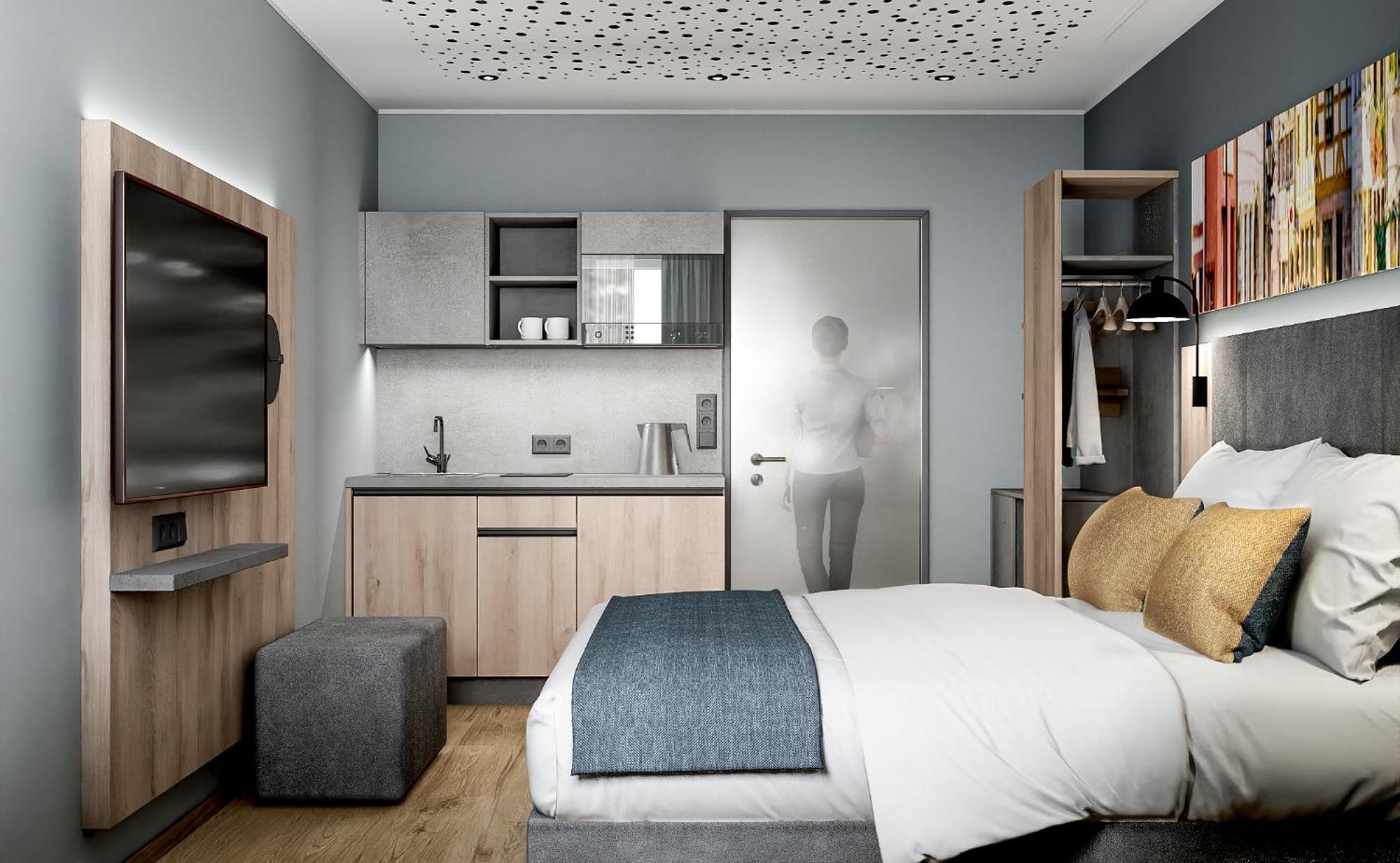 Xzllenz Traum Studio-Apartment, Frei-Parken, U-Bahn, Kueche Núremberg Habitación foto